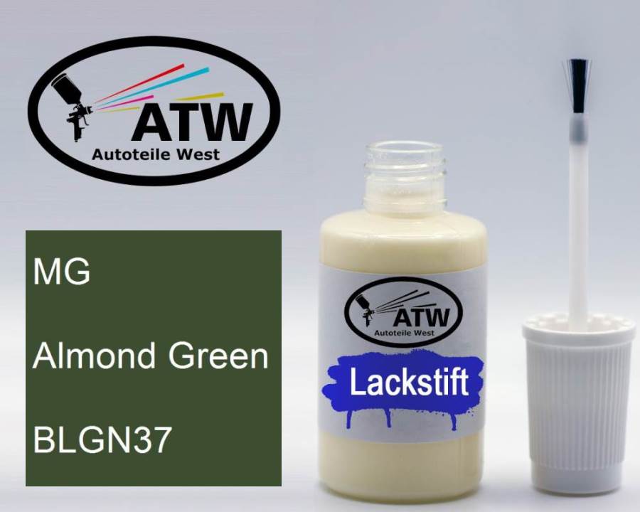 MG, Almond Green, BLGN37: 20ml Lackstift, von ATW Autoteile West.